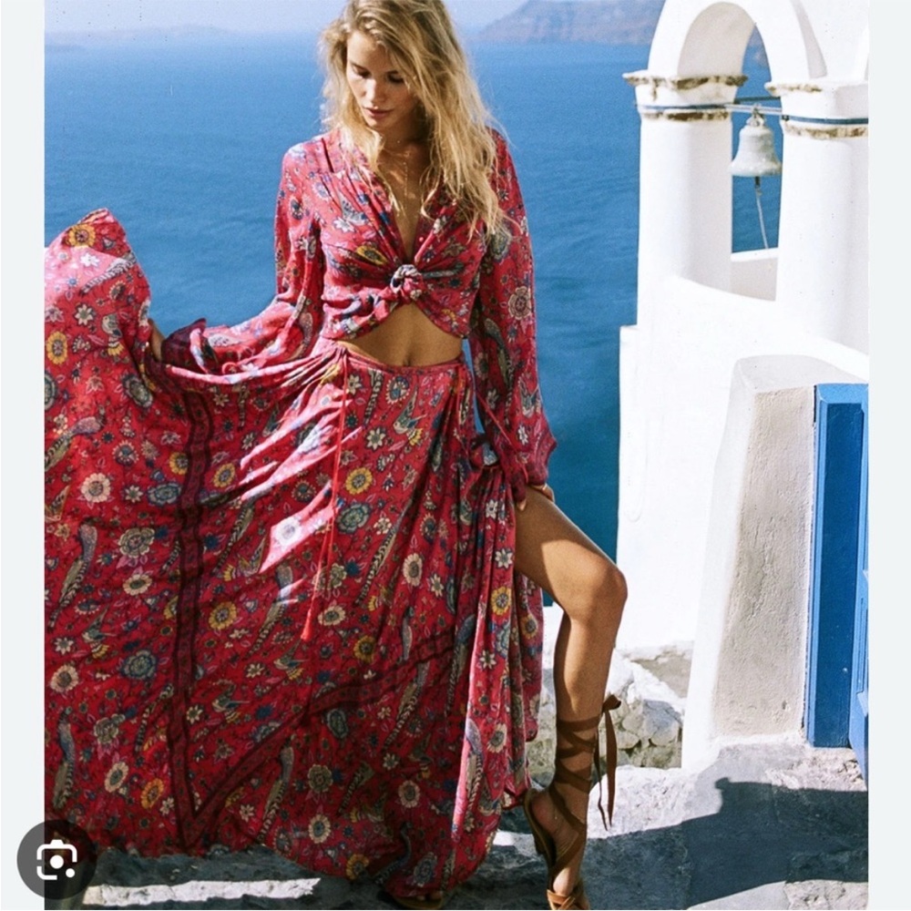 Spell Lovebird Skirt M EUC